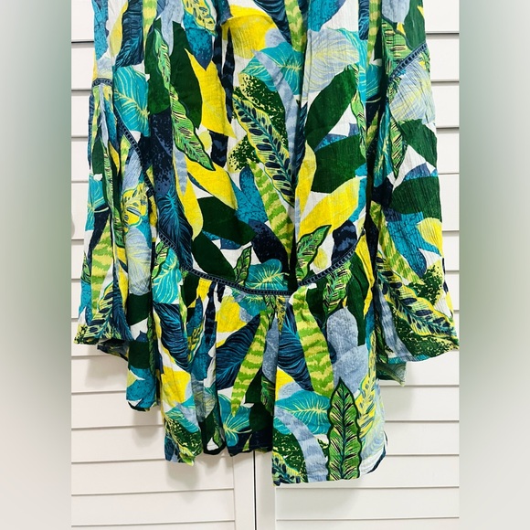 NWT Aerie Halter Beach Maxi Sundress Marbled Blue - Picture 5 of 9